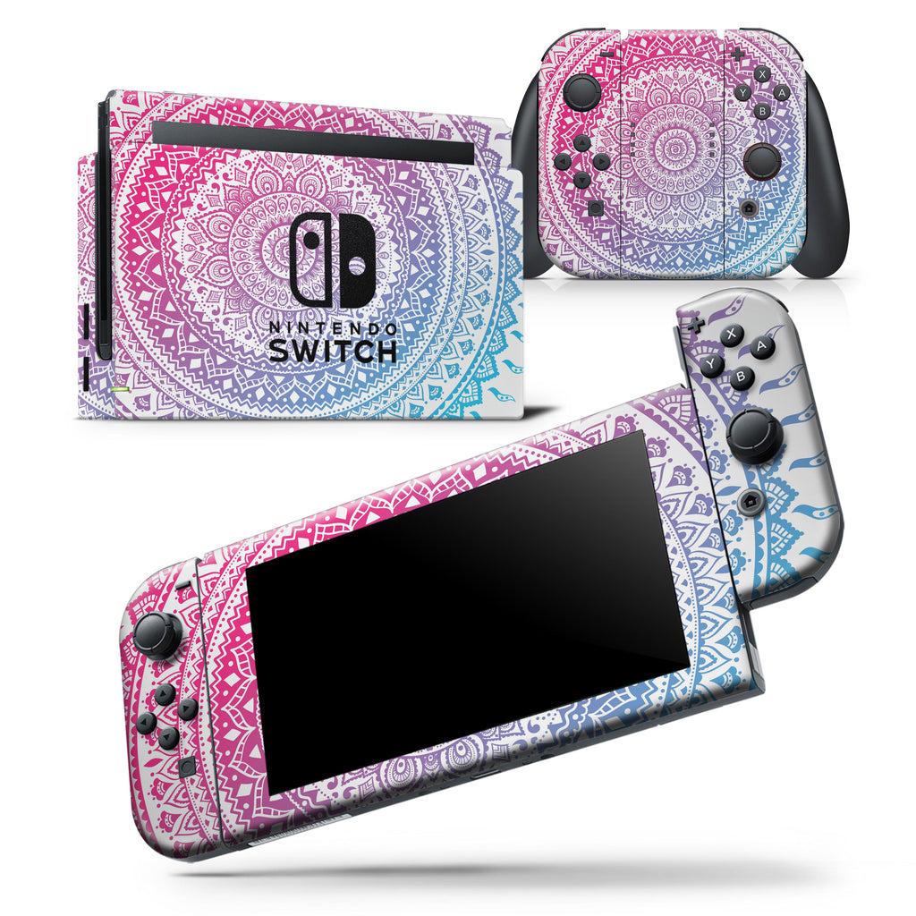 Ethnic Indian Tie-Dye Circle - Skin Wrap Decal for Nintendo Switch Lite  Console & Dock - 3DS XL - 2DS - Pro - DSi - Wii - Joy-Con Gaming Controller