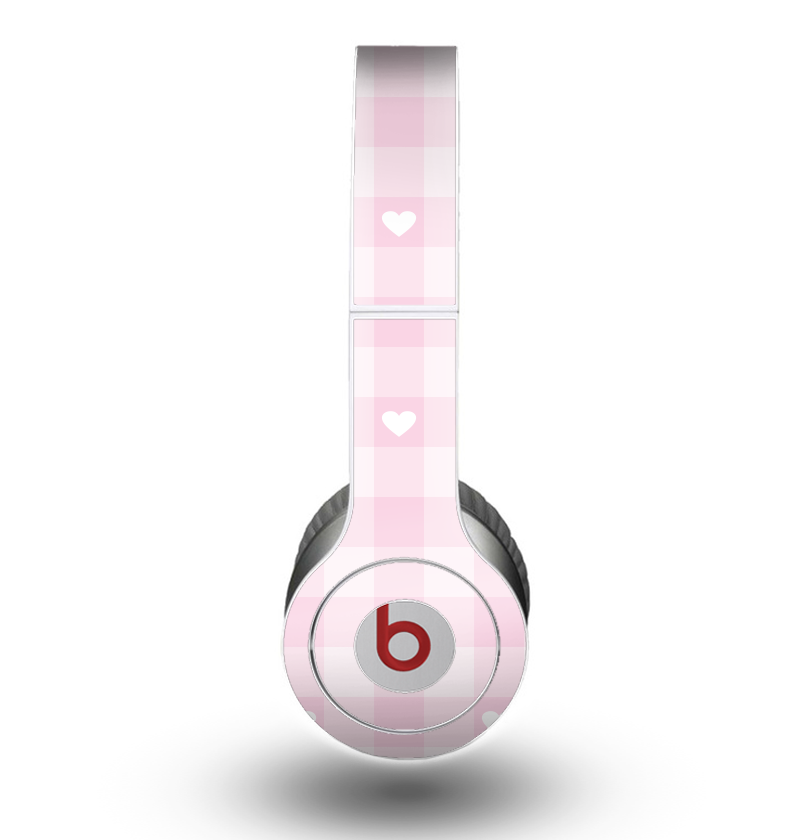 beats headphones pink light