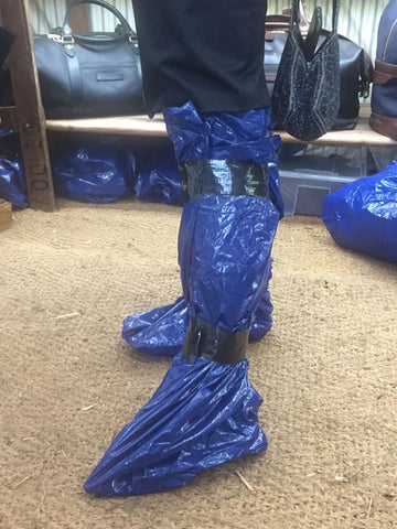 Taylor Kent - Emma Carroll at Goodwood Revival - Plastic Bag Boots