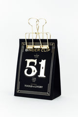 clip 51mm / golden, Office, Tools to Liveby - Six and Sons