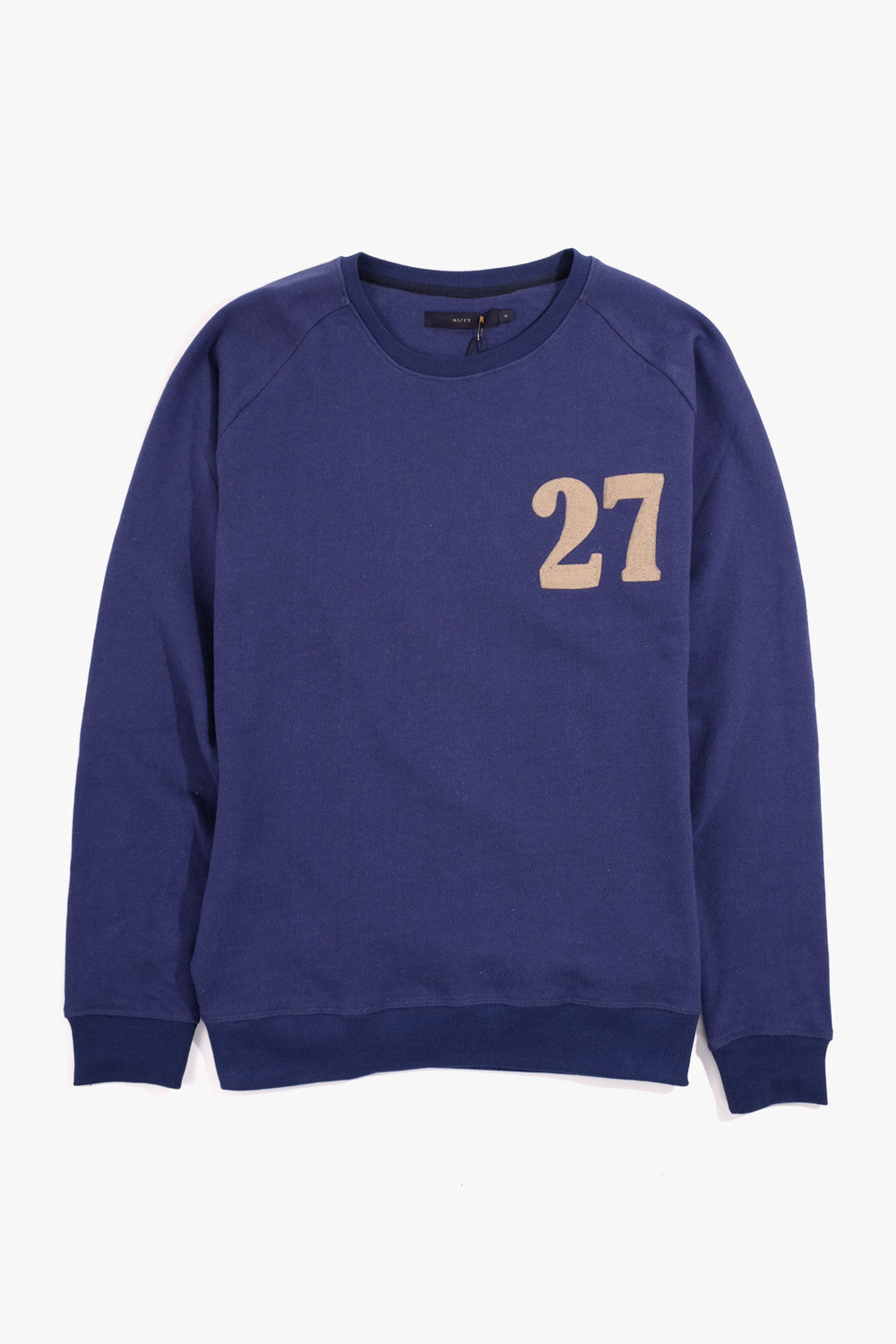 Byron Sweatshirt Indigo Blue, Clothing Men, Suit - Six and Sons