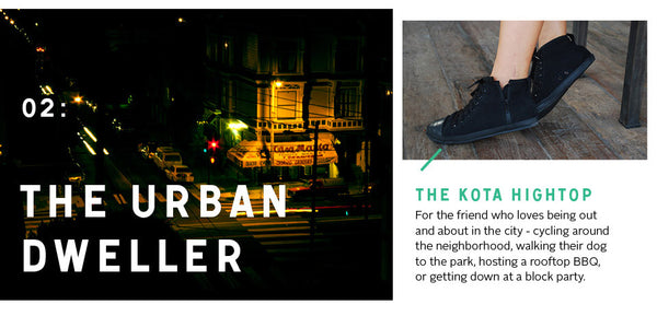 For the Urban Dweller: the Kota hightop