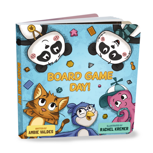 Board Game Day (board book) by Ambie Valdés BoardGameGeek Store