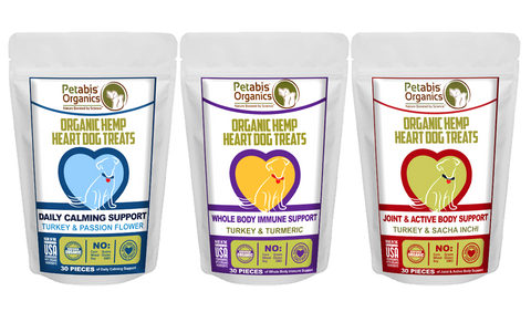 pet product news features petabis organics hemp heart dog treats dog cbd dog hemp treats