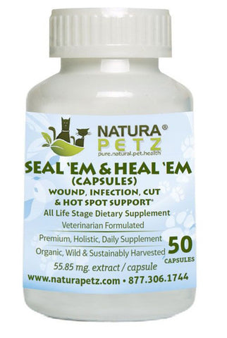Natura Petz Organics Seal Em & Heal Wound and Infection defense for dogs and cats