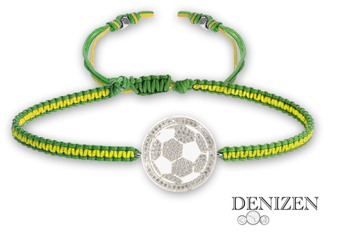bracelet of brazilian football, pulseira do futbol brasileiro