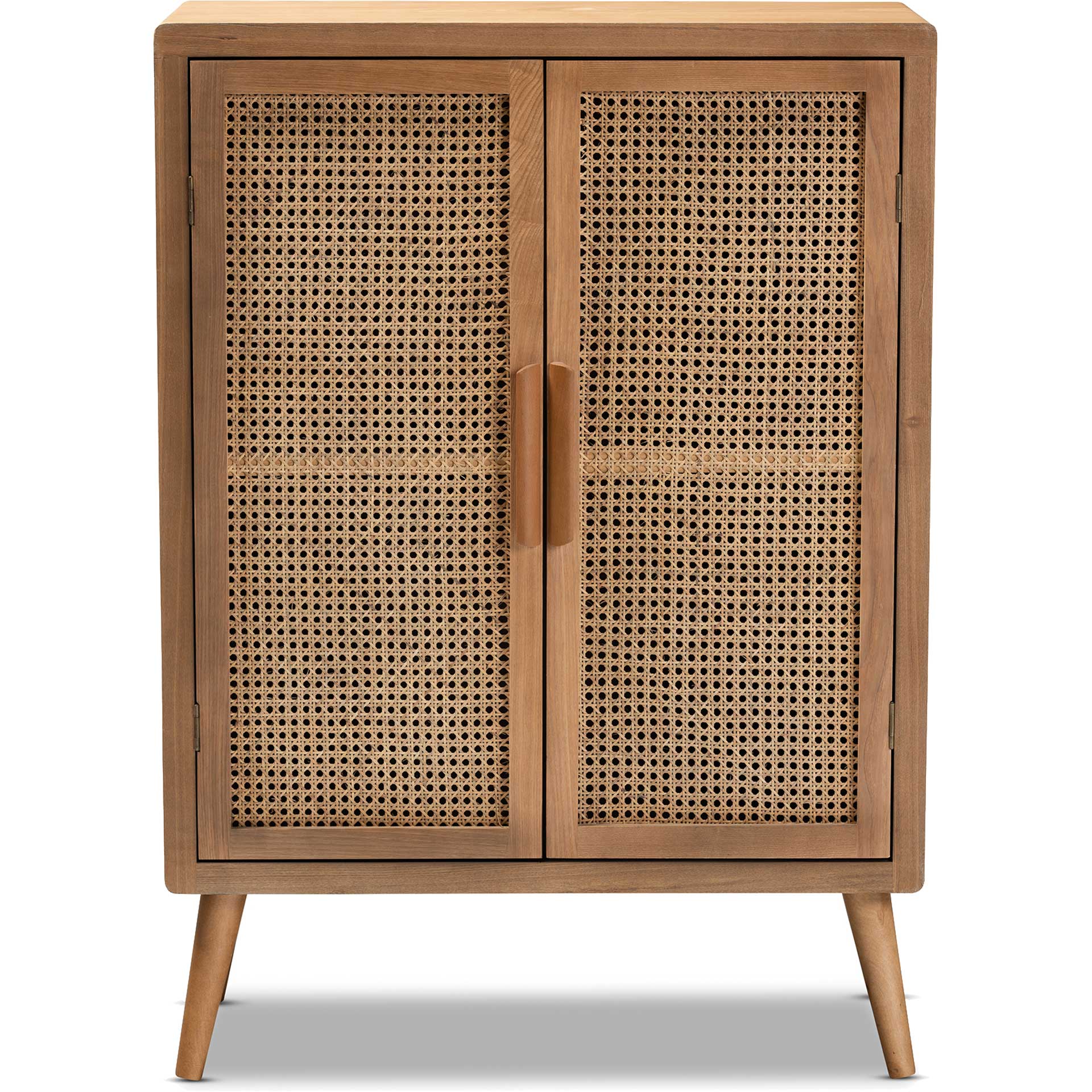 Alyssa 2-Door Storage Cabinet Medium Oak