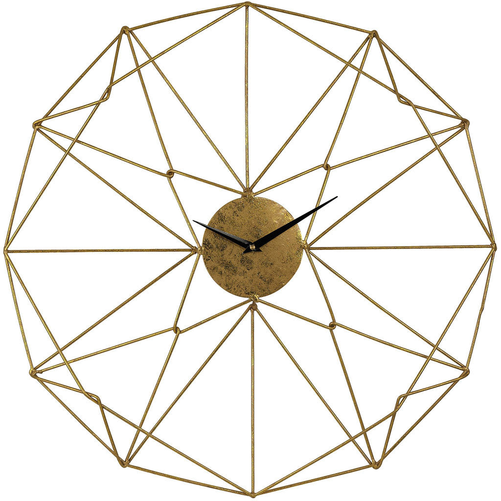 Klein Angular Wirework Wall Clock