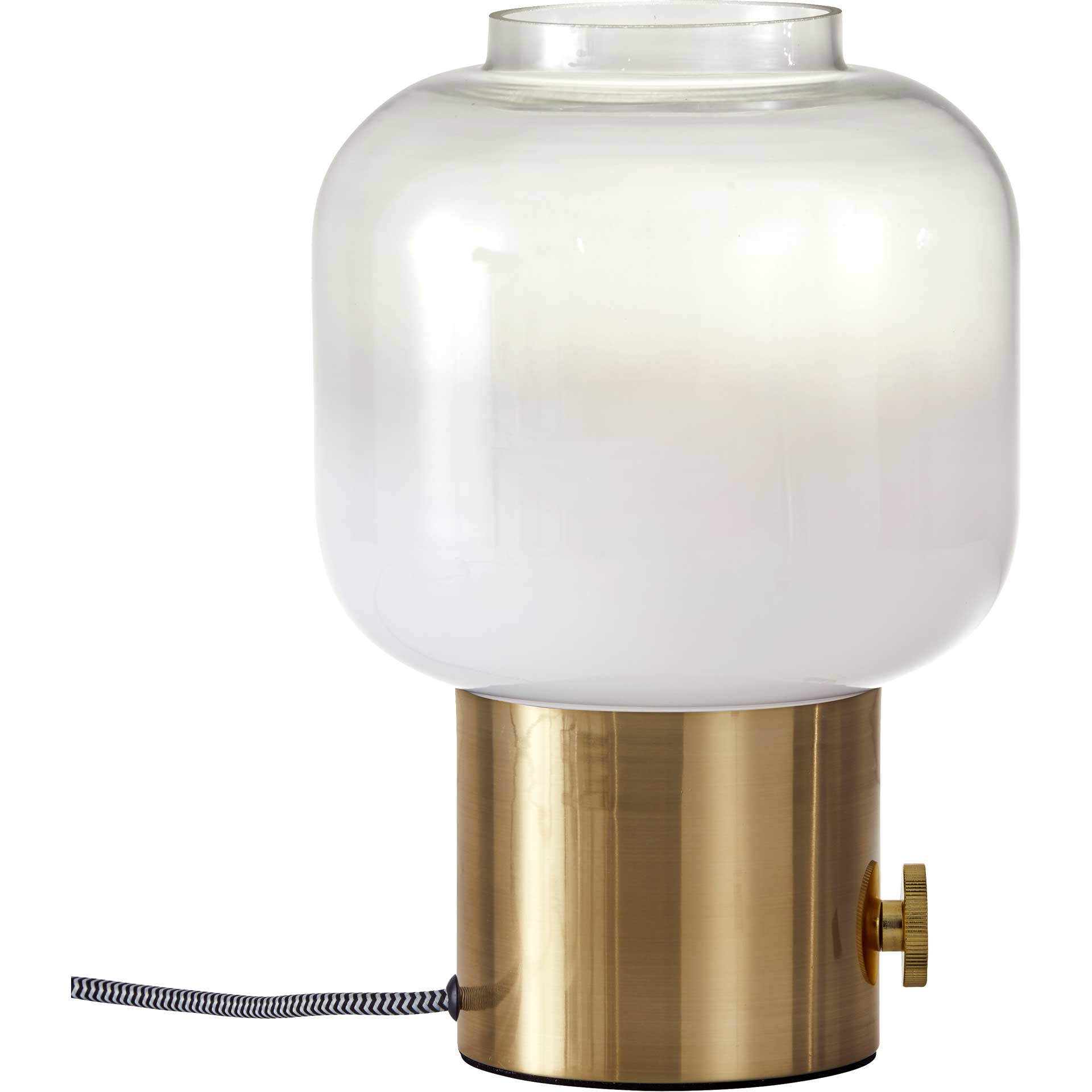 Lens Table Lamp Brass