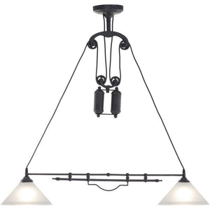 Aalburg Ceiling Lamp Antique Black Gold