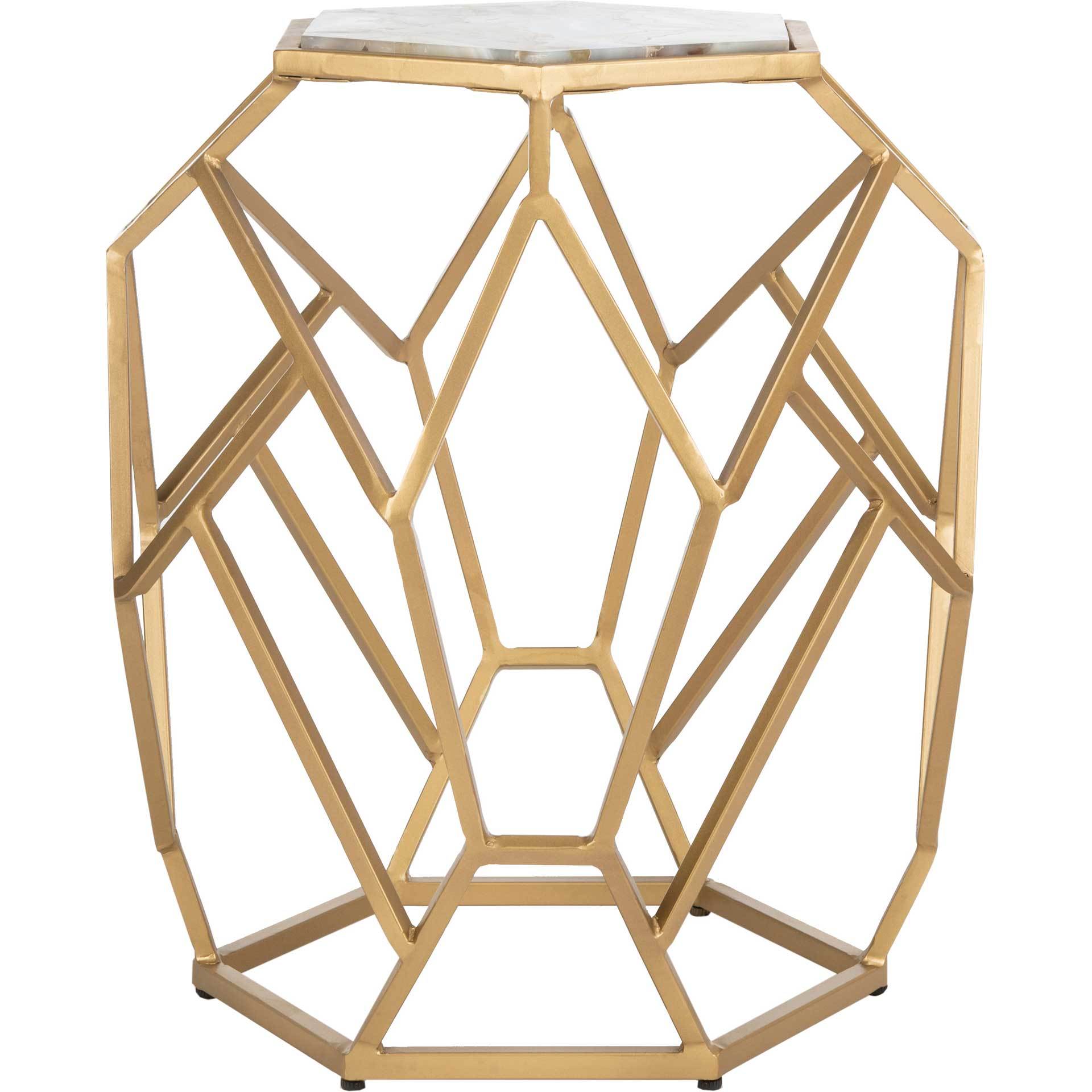 Aviana Geometric Accent Table