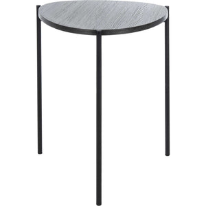 Svaha Side Table Dark Gray Oak/Black