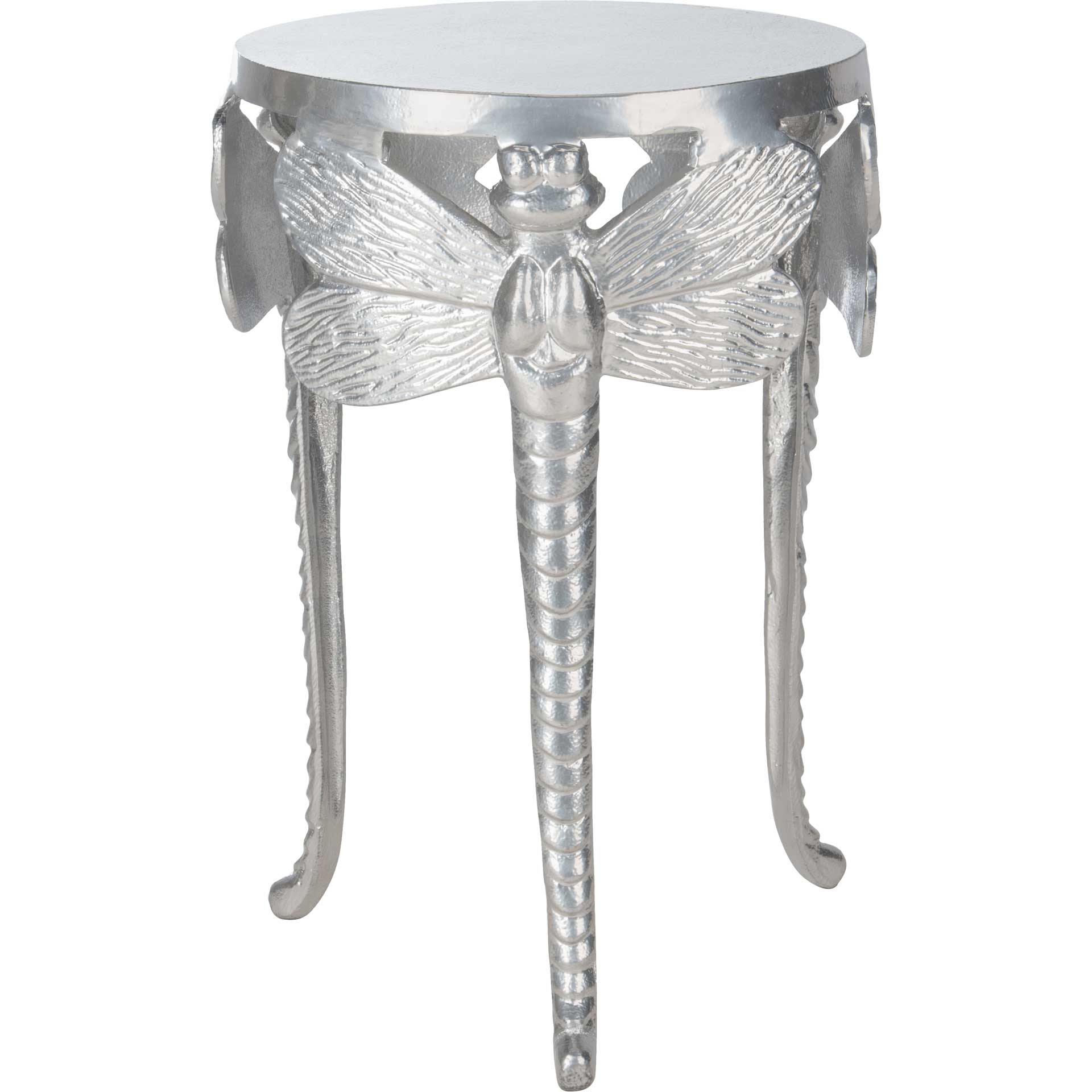 Melissa Dragonfly Legs Accent Table Silver