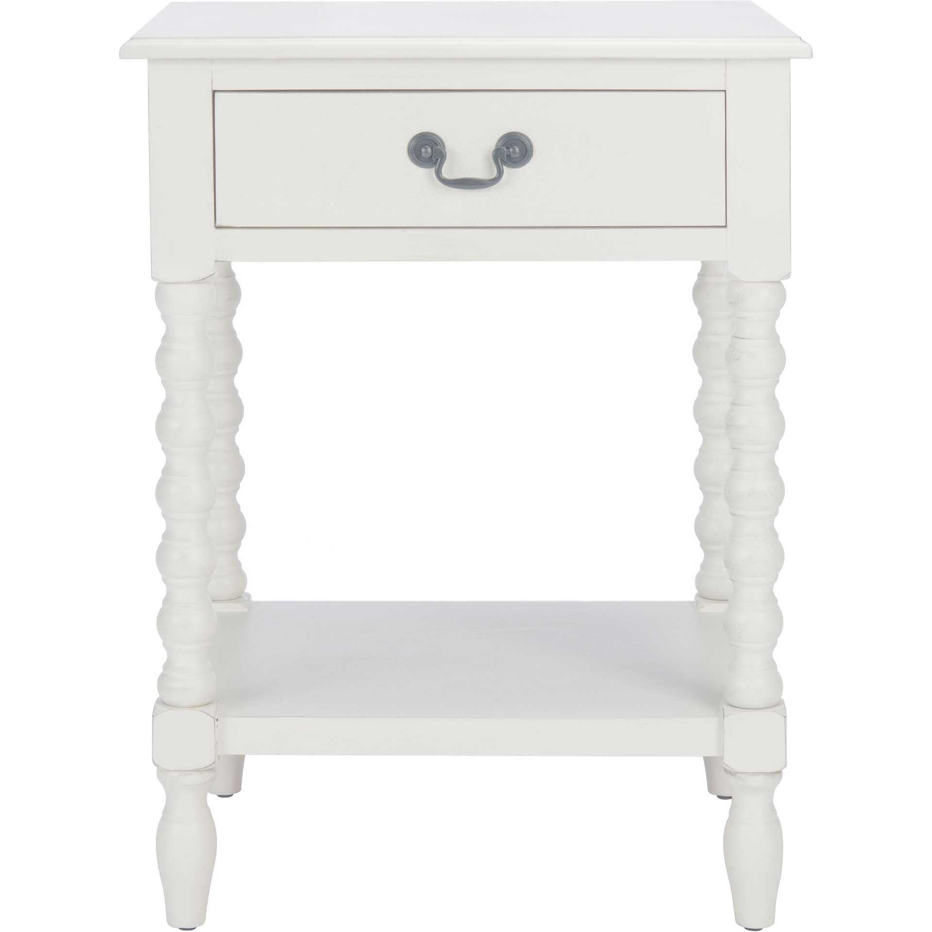 Atalia Accent Table Distressed White