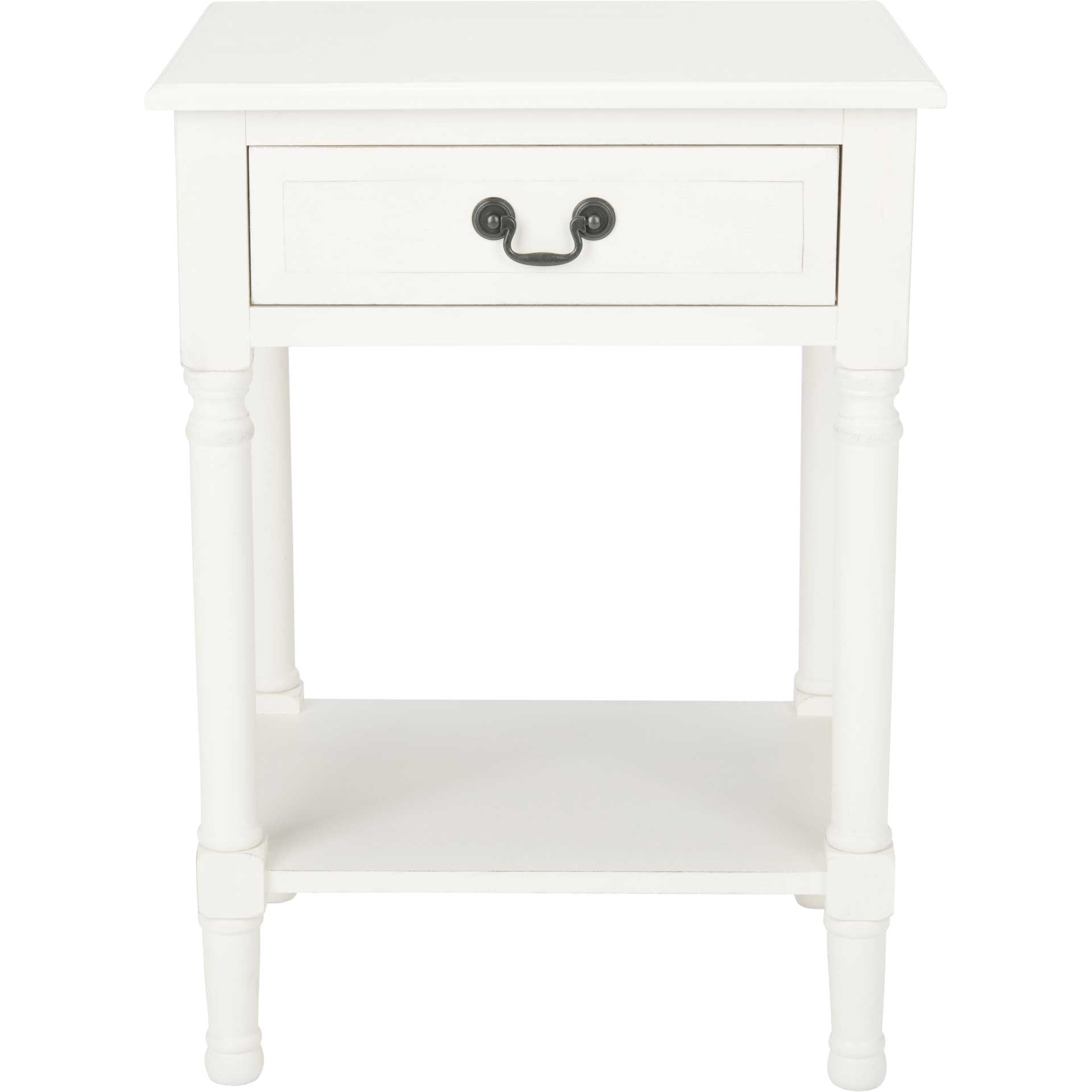 Whalen 1 Drawer Accent Table Distressed White