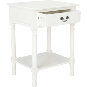 Whalen 1 Drawer Accent Table Distressed White