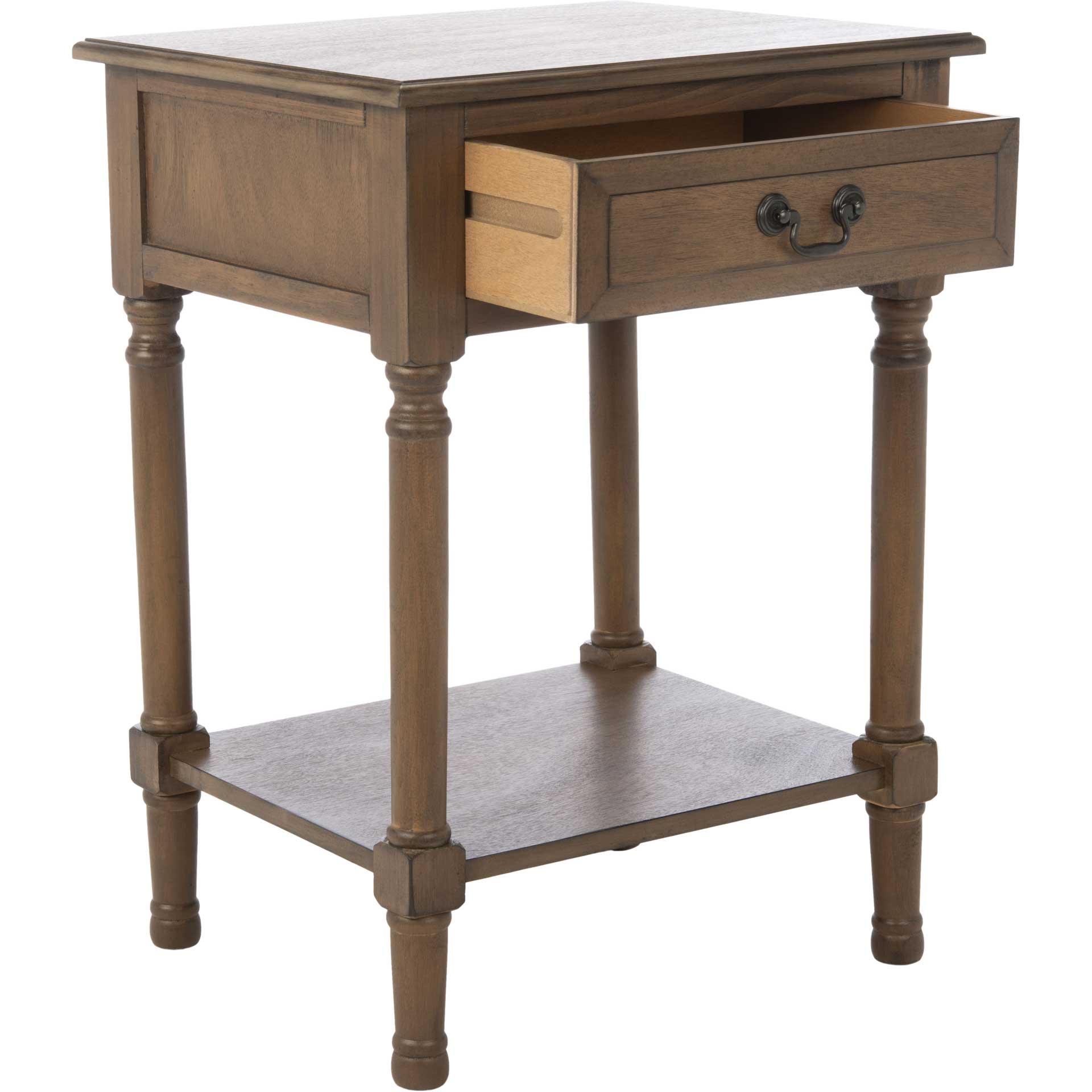 Whalen 1 Drawer Accent Table Brown