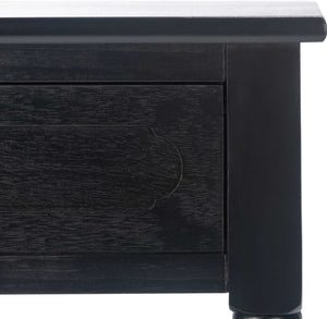 Alessa 1 Drawer Accent Table Black