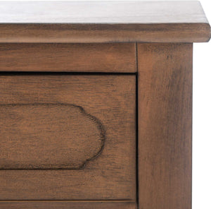 Alessa 1 Drawer Accent Table Brown