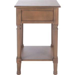 Alessa 1 Drawer Accent Table Brown