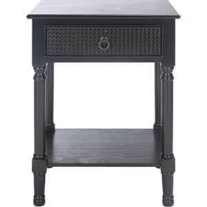 Hale 1 Drawer Accent Table Black