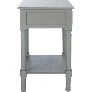 Hale 1 Drawer Accent Table Distressed Gray