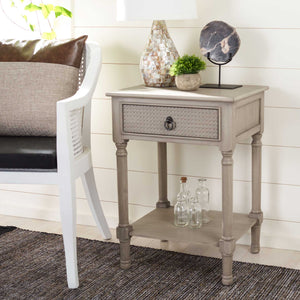 Hale 1 Drawer Accent Table Greige