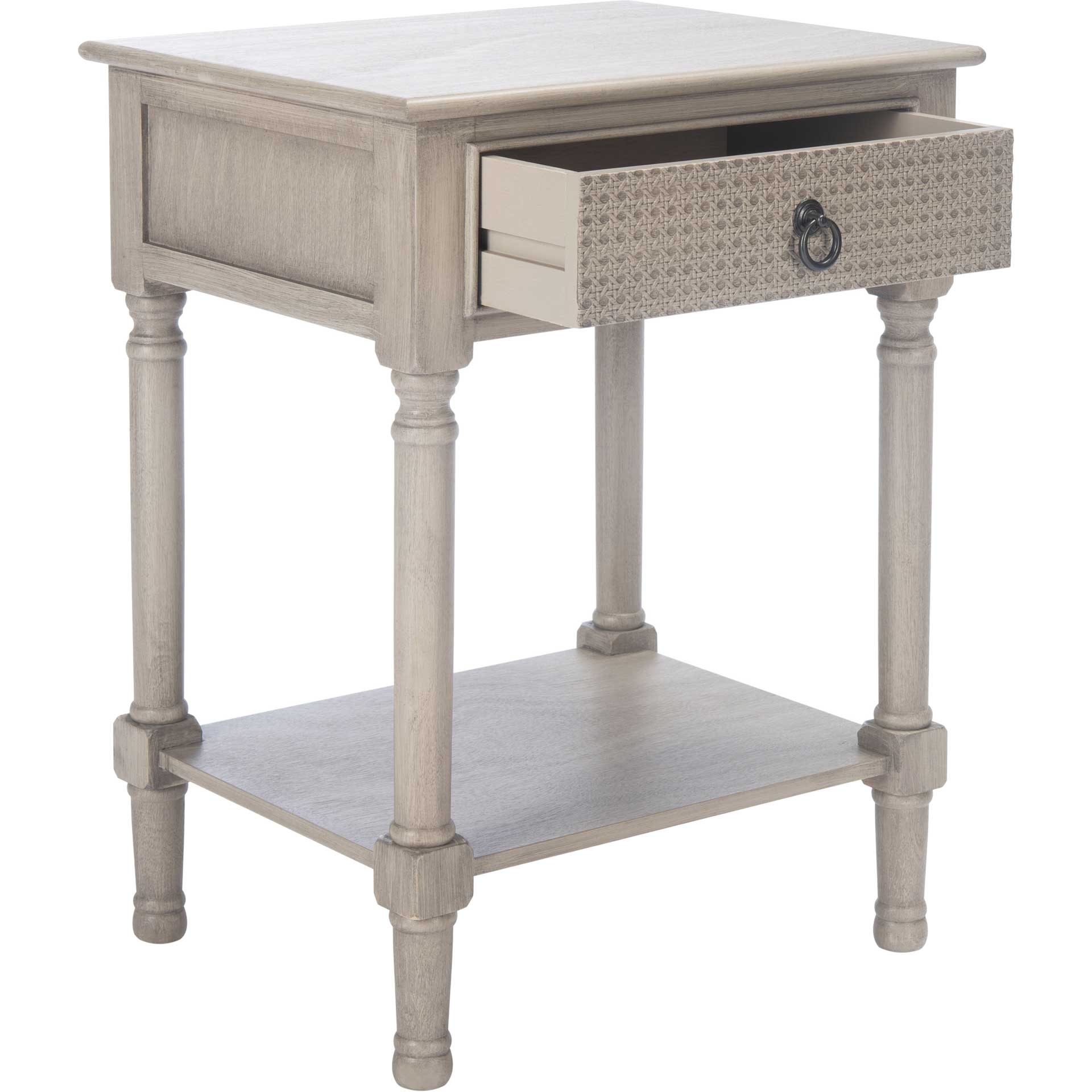 Hale 1 Drawer Accent Table Greige