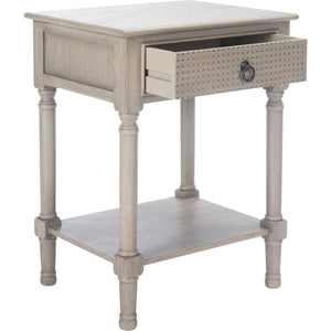 Hale 1 Drawer Accent Table Greige