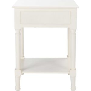 Hale 1 Drawer Accent Table White