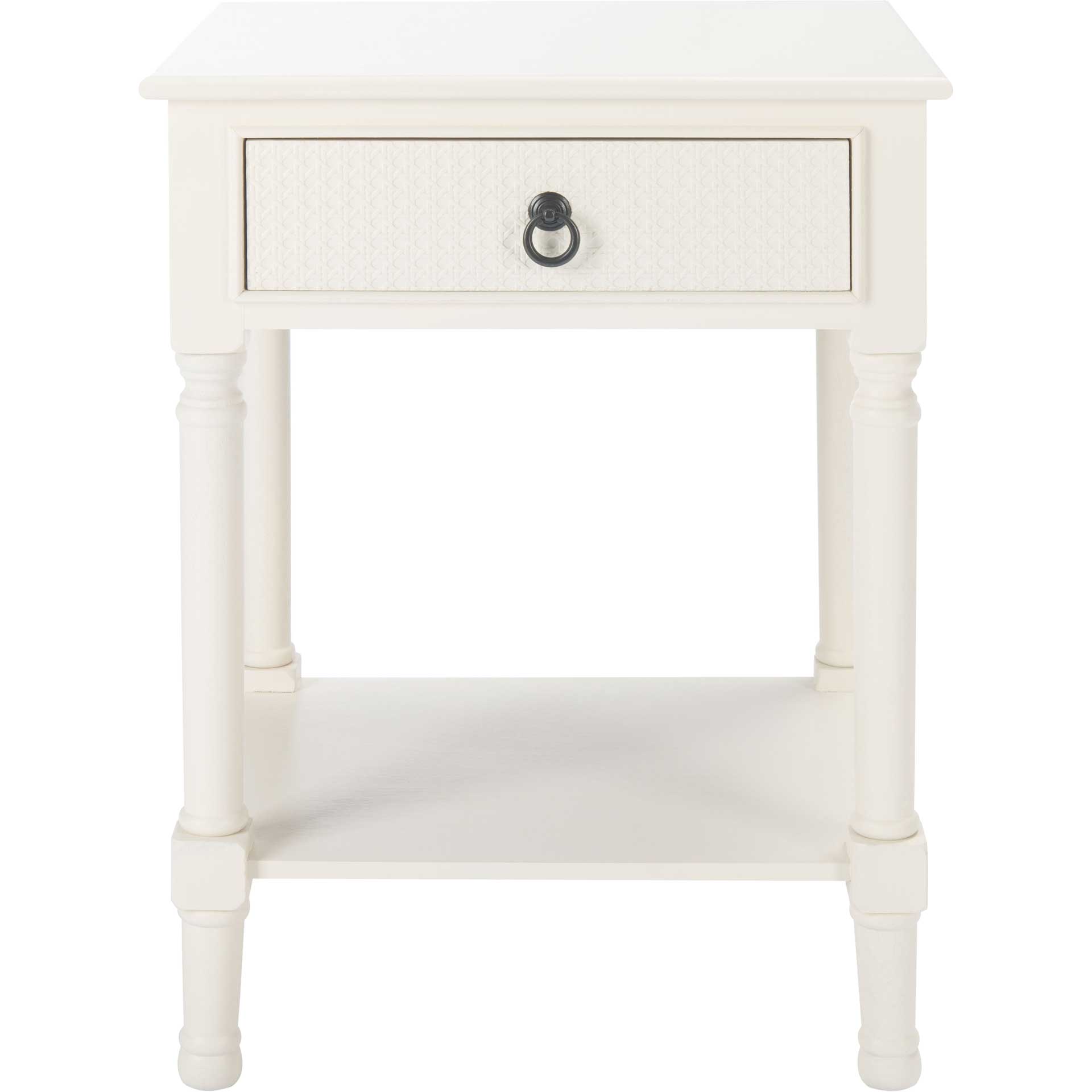 Hale 1 Drawer Accent Table White