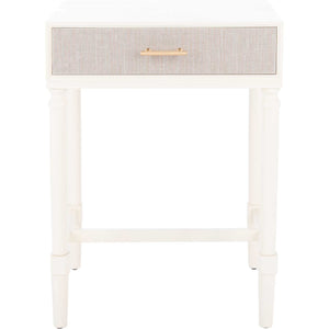 Esposito 1 Drawer Accent Table White