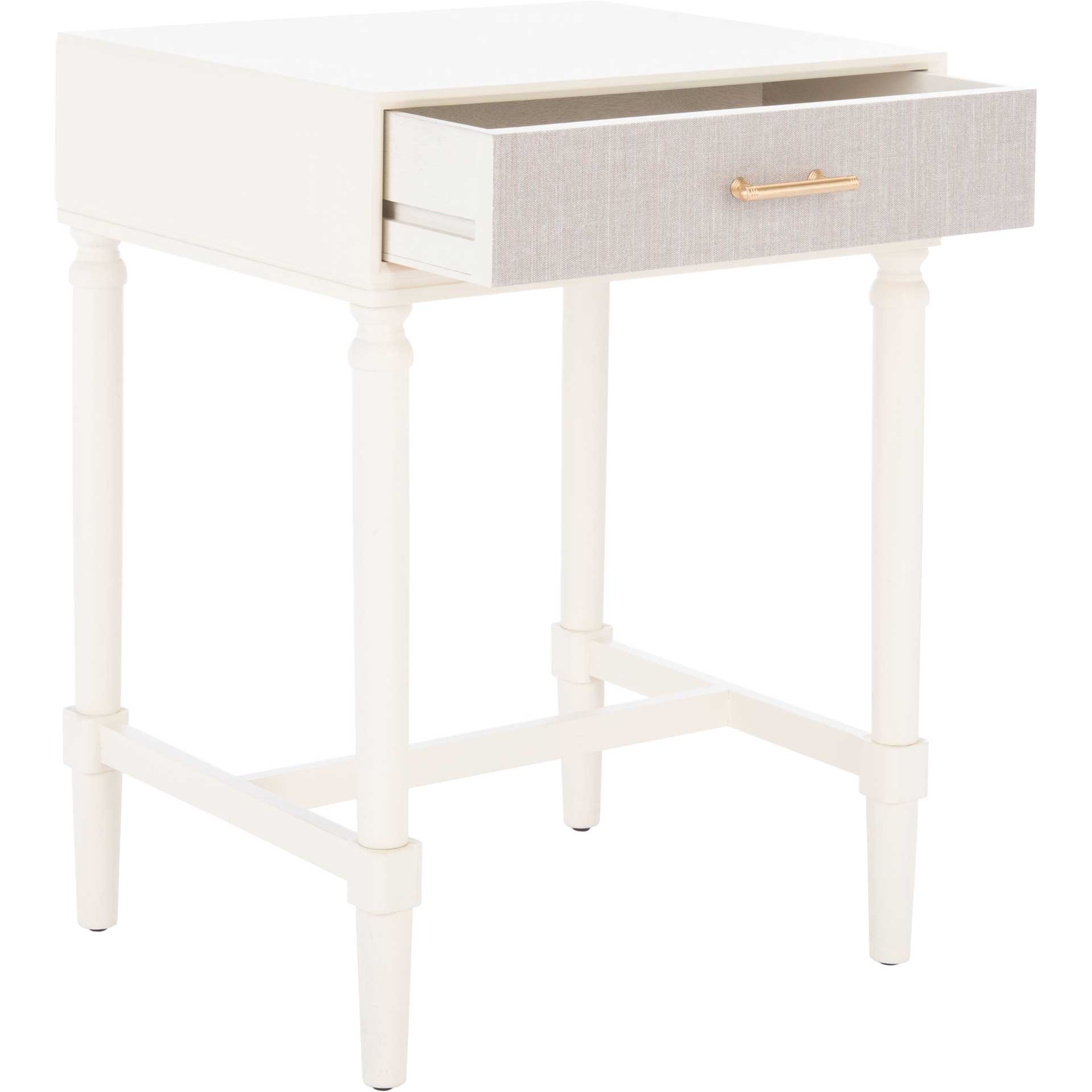 Esposito 1 Drawer Accent Table White