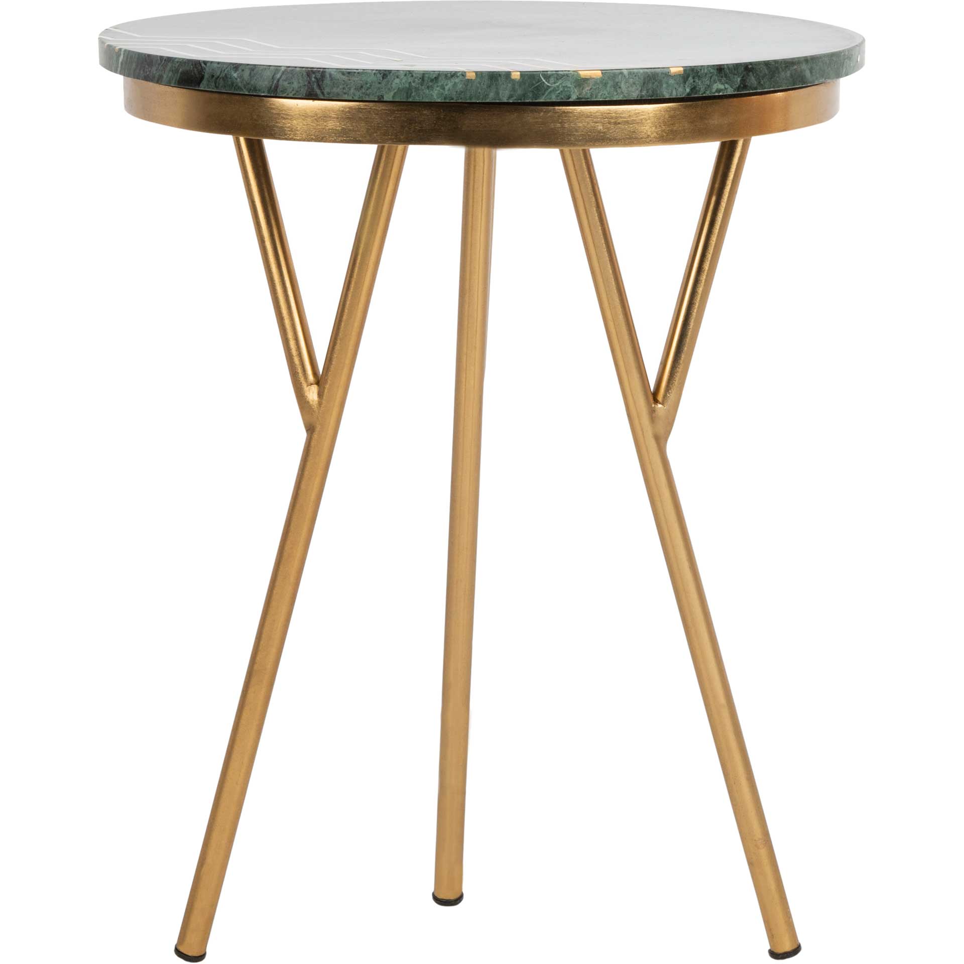 Constellation Marble Accent Table Dark Green/Black/Gold