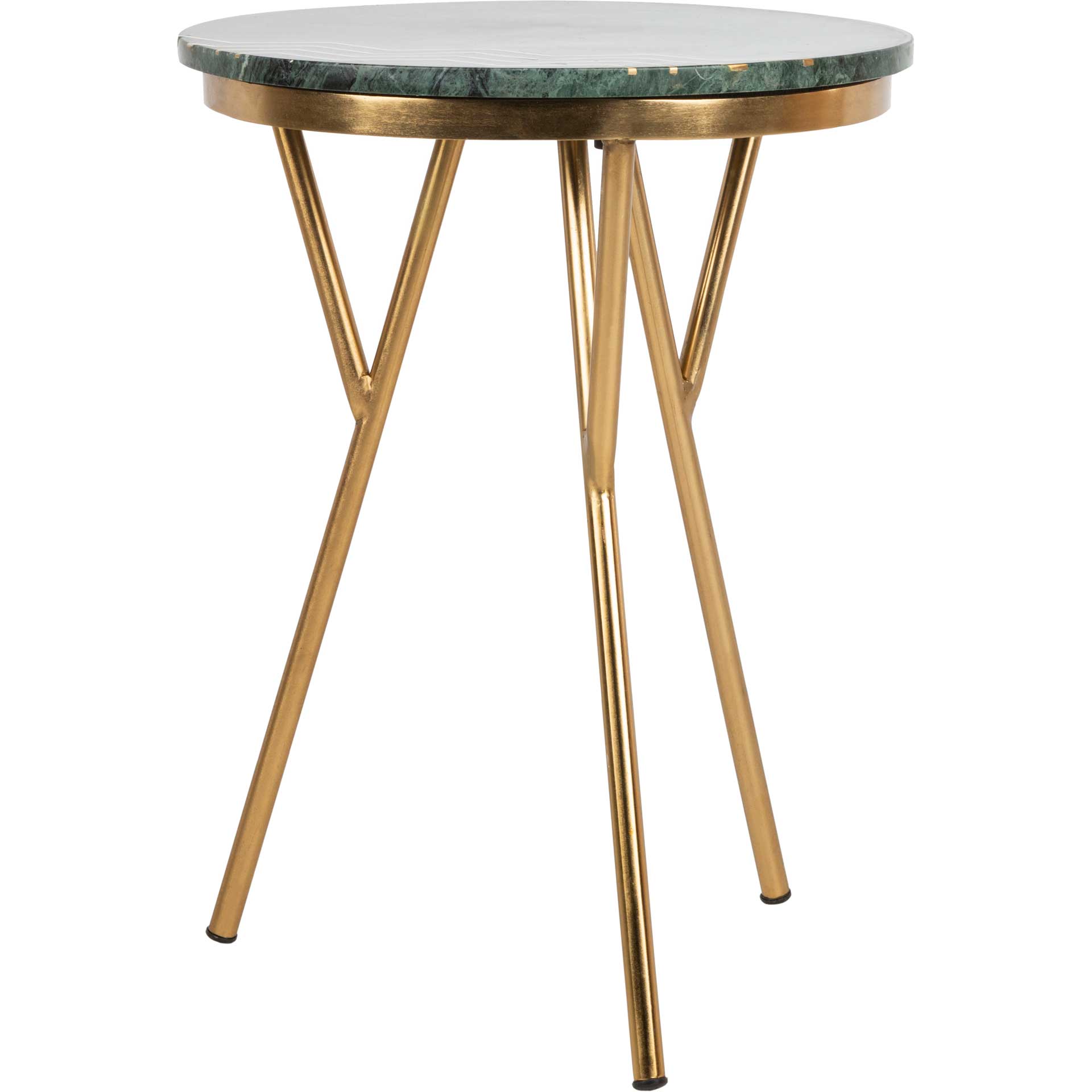 Constellation Marble Accent Table Dark Green/Black/Gold