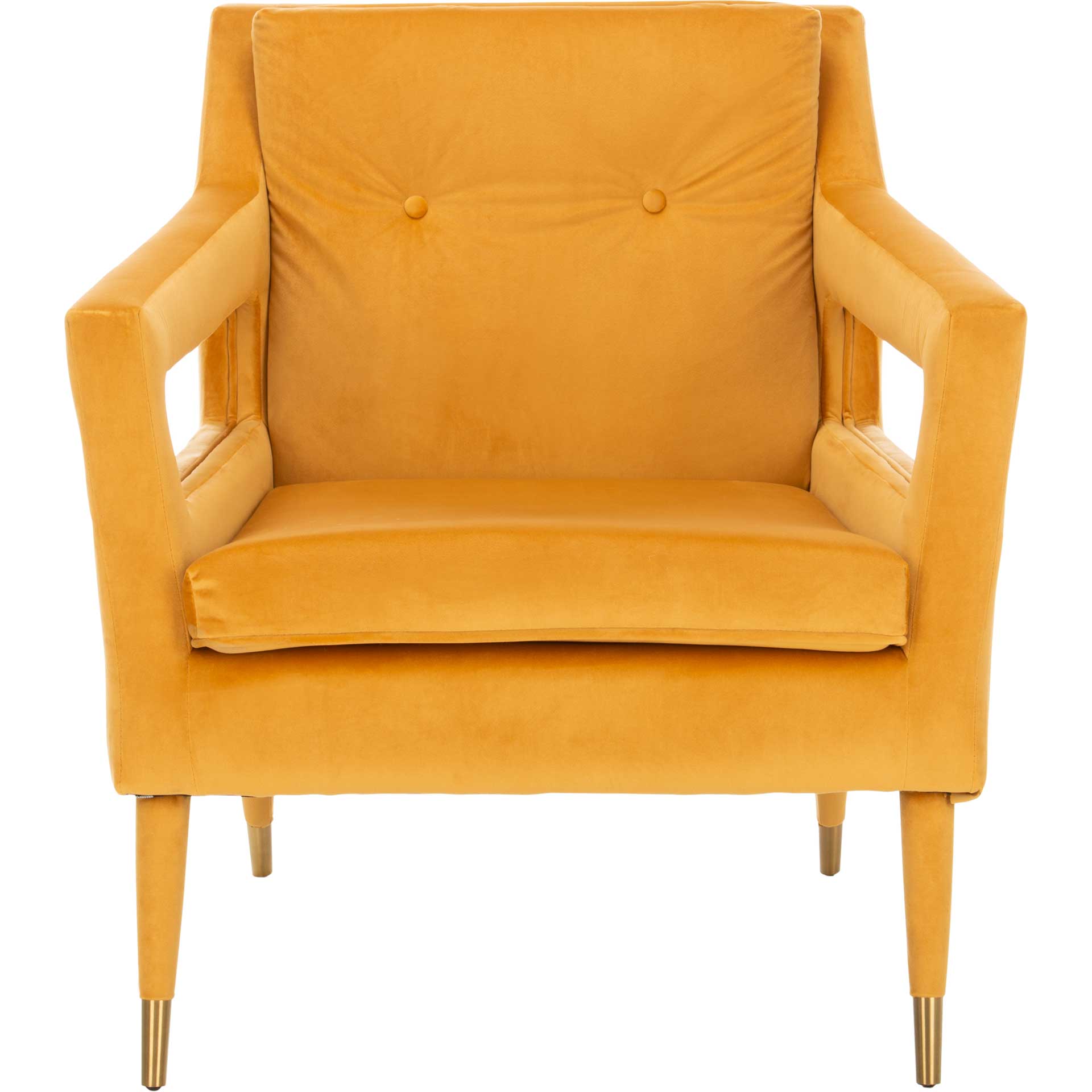 Malloy Tufted Accent Chair Marigold