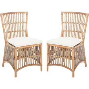 Erapel Rattan Accent Chair Gray White Wash (Set of 2)