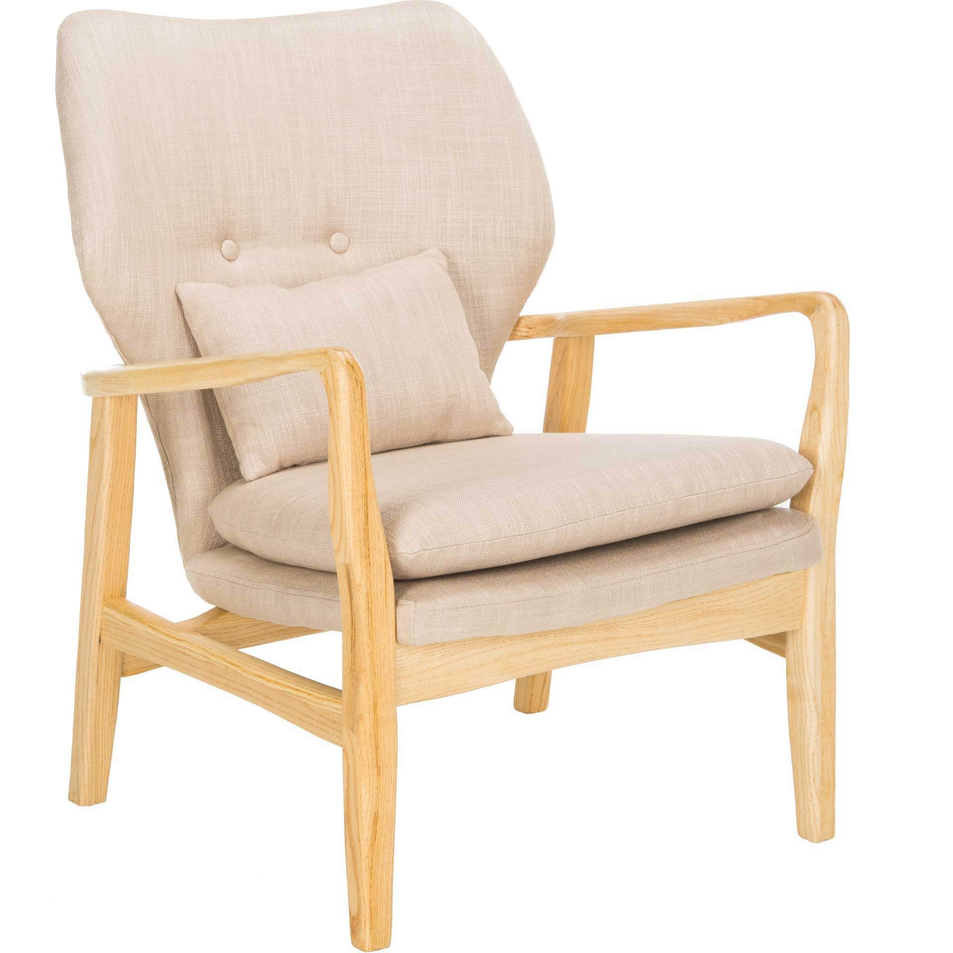 Tatiana Accent Chair Beige/Natural