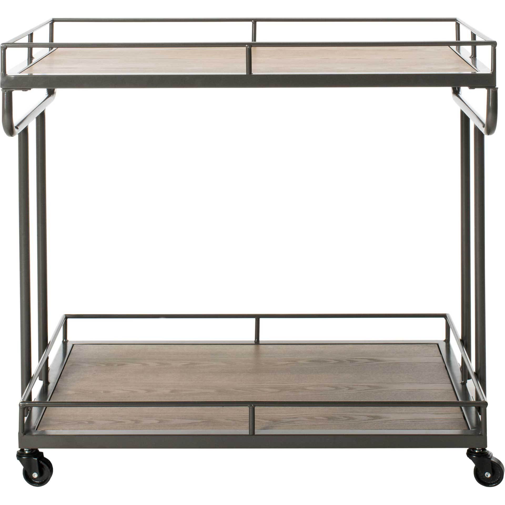 Damari 2 Tier Rectangle Bar Cart