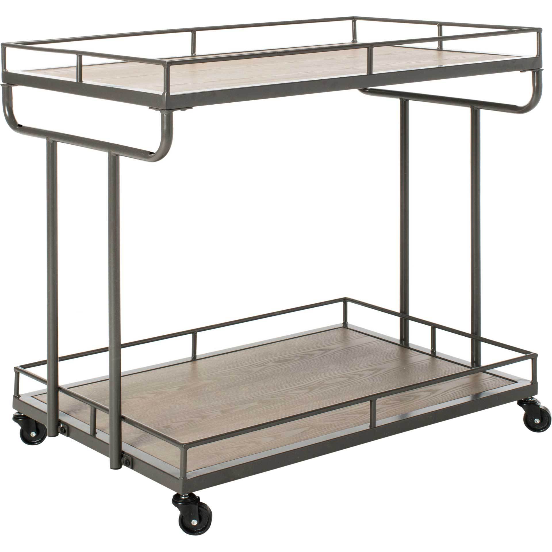 Damari 2 Tier Rectangle Bar Cart