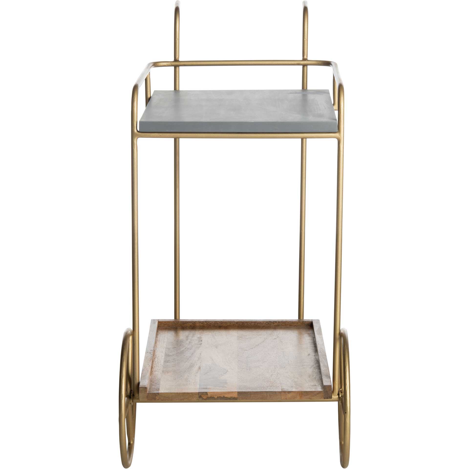 Handira 2 Tier Bar Cart Natural