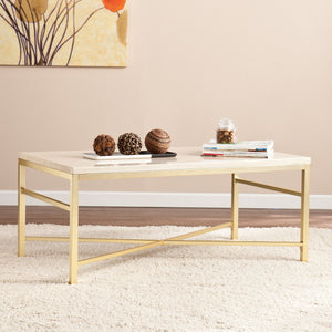 Ori Faux Stone Coffee Table