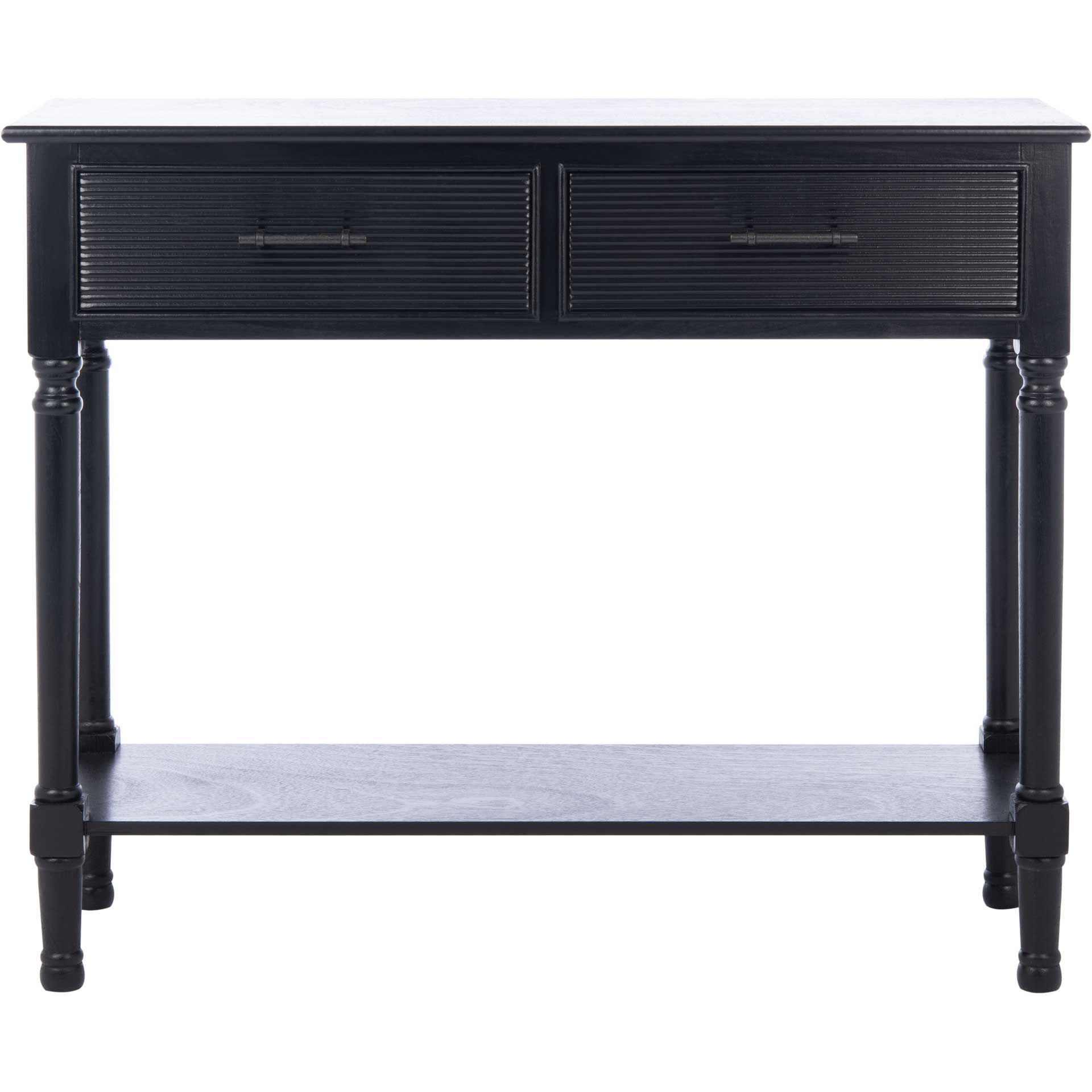 Rylee 2 Drawer Console Table Black