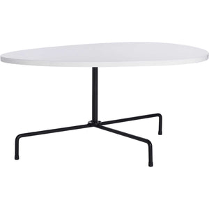 Beningo Tripod Coffee Table White/Black