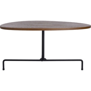 Beningo Tripod Coffee Table Walnut/Black