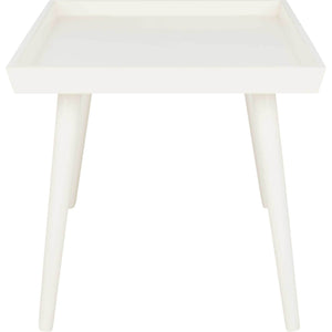 Norah Tray Top Coffee Table Distressed White