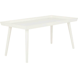 Norah Tray Top Coffee Table Distressed White