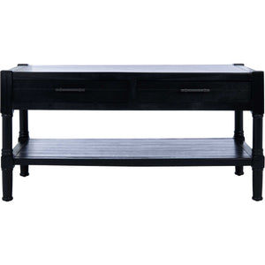 Fidelma 2 Drawer Coffee Table Black