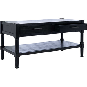 Fidelma 2 Drawer Coffee Table Black