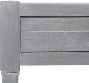 Fidelma 2 Drawer Coffee Table White Washed Gray